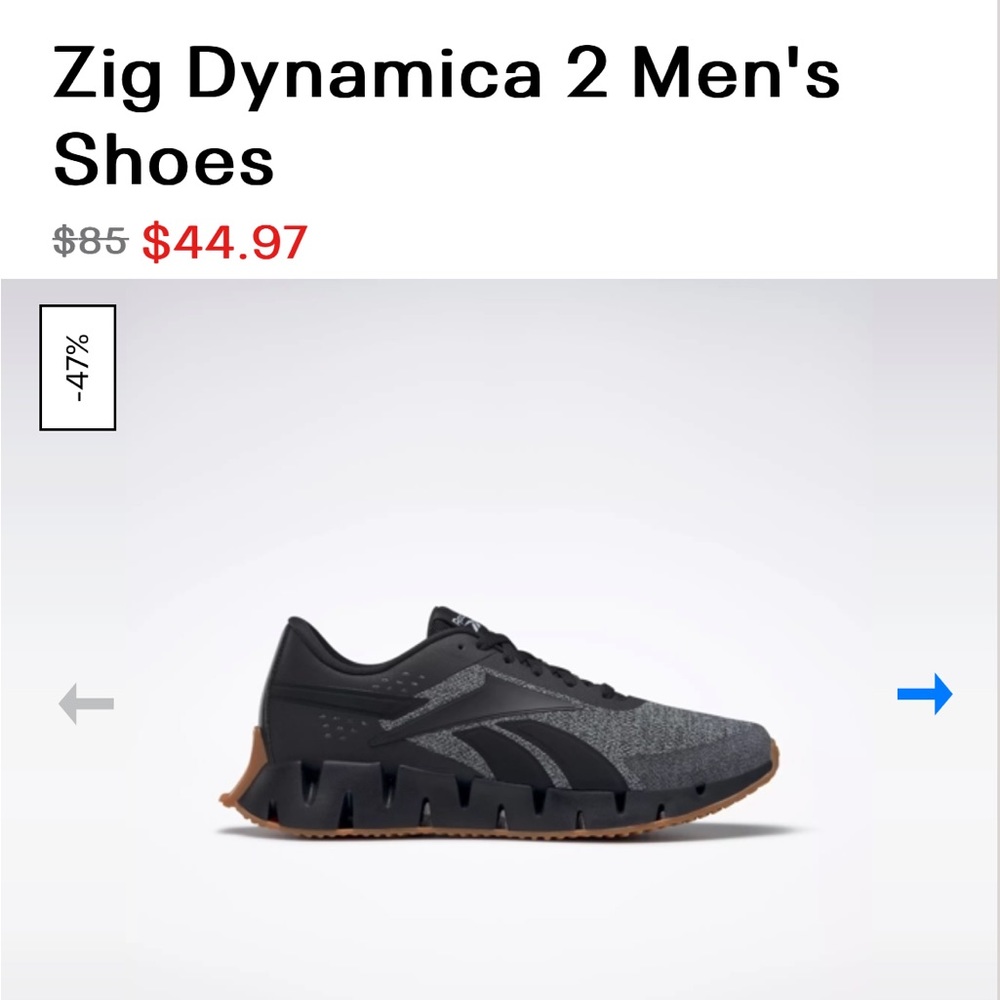 Mens Reebok shoes
